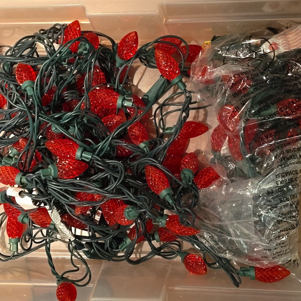 EC! Festive Red String Lights (4 Sets Available)